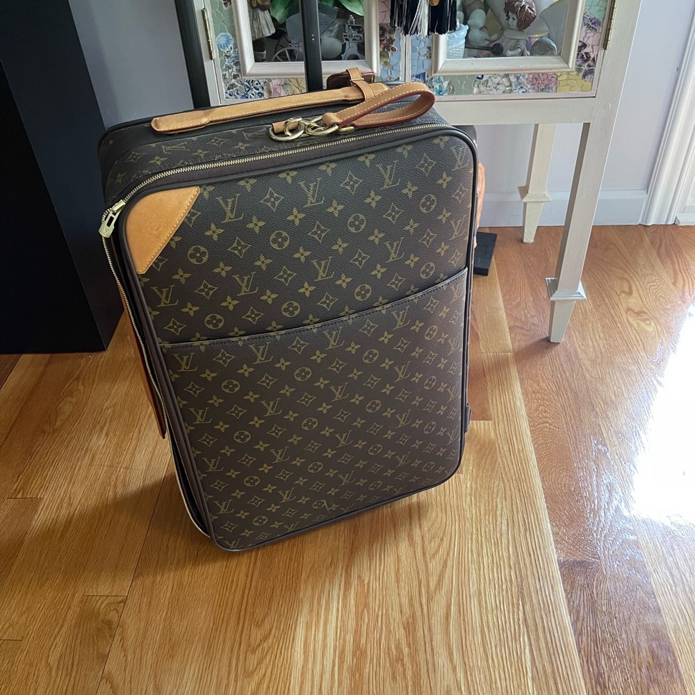 Louis Vuitton monogram Pegase 55 rolling luggage